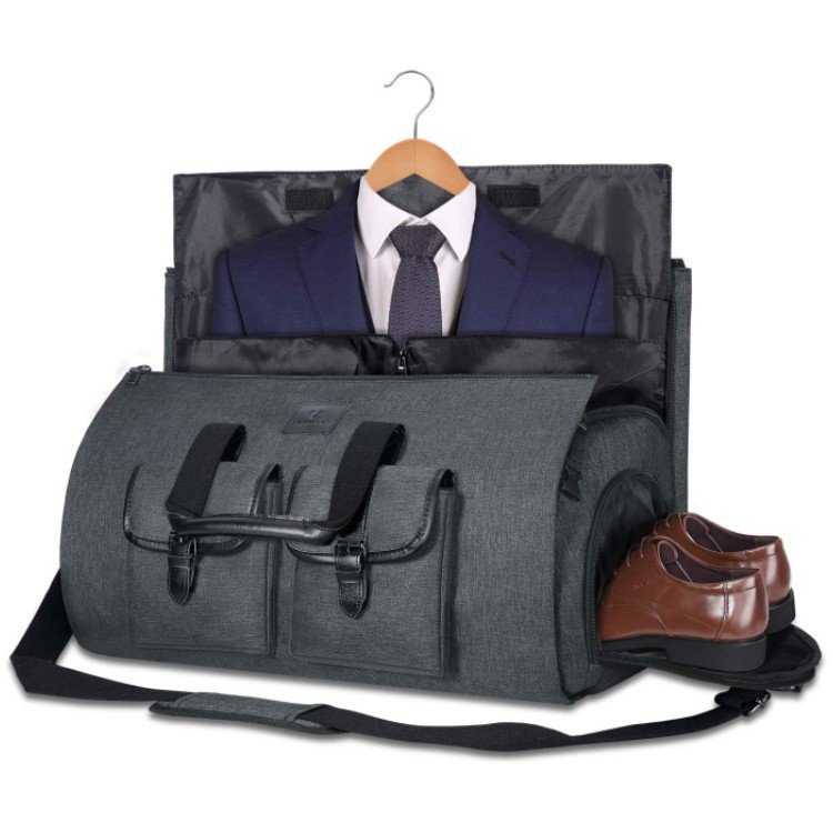 Garment Travel Bag — Light Layover Oxford — detail 2