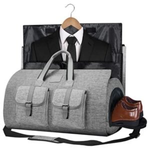 Garment Travel Bag — Light Layover Oxford — main view