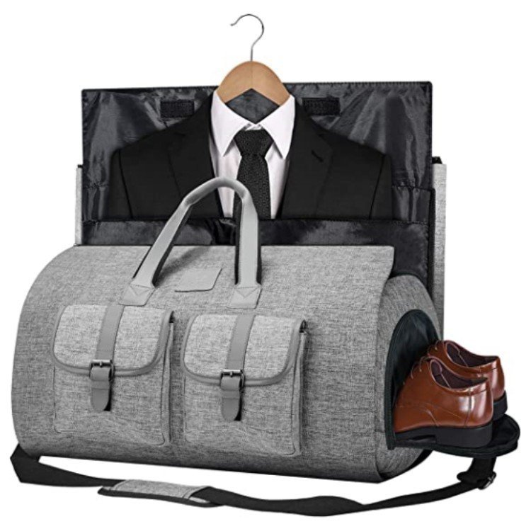 Garment Travel Bag — Light Layover Oxford — main view